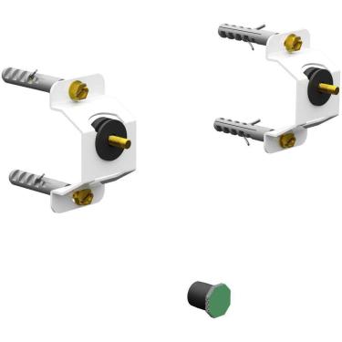 Imagem de Suporte Universal Fixo Tv 10&quot;a65&quot; Todos Vesa Roldana-branco