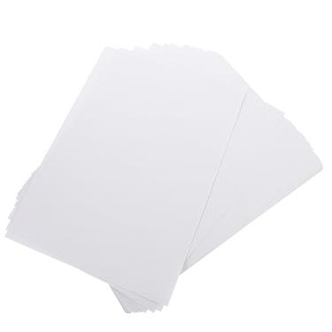 Imagem de EXCEART 50 Folhas etiquetas adesivas etiqueta de preço papel adesivo vinil papel de etiqueta para impressora rótulos adesivos papel para impressora de etiquetas papel adesivo adesivo fosco