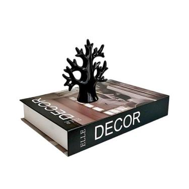 Imagem de Kit 2 Pçs Caixa Livro Fake Decorativa C/ Estatueta Árvore Da Vida - Ti