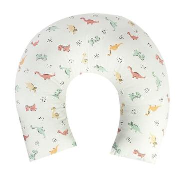 Imagem de Almofada De Amamentação Baby Percal 200 Fios Algodão - Dinossauros