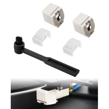 Imagem de Pacote com 2 canetas de substituição ATN3600L com escova de limpeza para modelos Audio-Technica AT-LP60X AT-LP60XBT AT-LP60XBT-USB Agulhas para toca-discos de vinil agulhas de alta dureza
