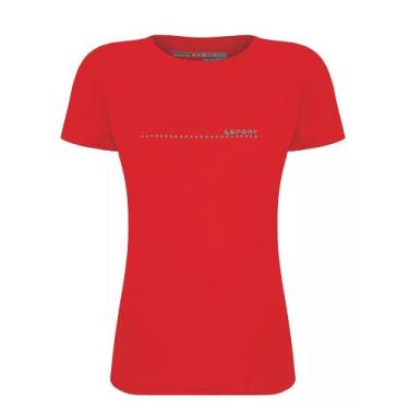 Imagem de Camiseta Lupo Af Básica Iii - 77052 - Vermelho Pomodoro - Feminina