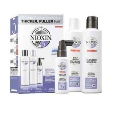 Imagem de Kit Nioxin System 5 - Shampoo e Condicionador e Tratamento-Unissex