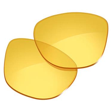 Imagem de Glintbay Lentes de óculos de sol de substituição 100% precisas para Oakley Frogskins Mix OO9428 - Amarelo cristal não polarizado