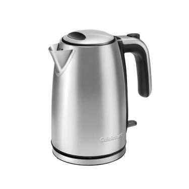 Imagem de Chaleira Elétrica, Cuisinart, 3 Anos de Garantia, 2200W, Sem Fio, 1,7 Litros, Inox - 220V