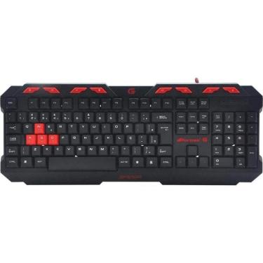 Imagem de Teclado Gamer Fortrek Spider Gk706 Abnt2 - Preto/vermelho