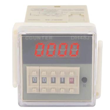 Imagem de BORDSTRACT 110V - 220VAC, contador digital, relé temporizador de 8 pinos, display digital LCD, relé de tempo de atraso 0-999900 (12VAC/DC) (plástico 4)
