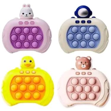 Imagem de Pop It Eletrônico Fidget - Brinquedo de Apertar Anti-Stress com Luzes e Sons para Crianças e Adultos – Alívio de Ansiedade e Diversão Sensorial(Sortido)