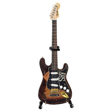 Imagem de Axe Heaven Réplica de guitarra SRV modelo personalizado Mini Fender Strat