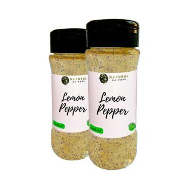 Imagem de Tempero Lemon Pepper 100% Natural Livre De Agrotoxicos Pote com Dosado