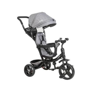 Imagem de Triciclo Infantil com Empurrar e Pedal - 521AMG com Capota Kiddo