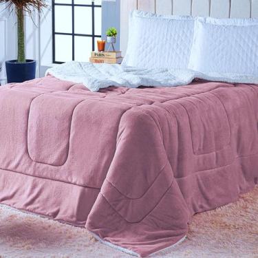 Imagem de Cobertor Casal King Manta Cobertas Com Sherpa Macio Grosso - SAFIRA EN