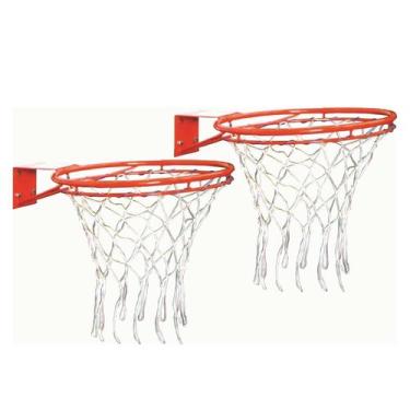 Imagem de Par de Aro de Basquete Oficial com Rede Klopf - Modelo 4039