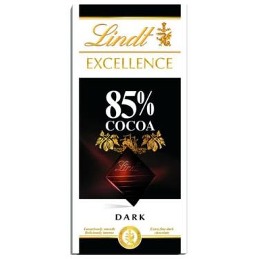 Imagem de Chocolate Suiço, Lindt Excellence, 85% Cacau, 1 Barra 100G