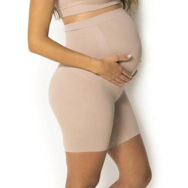 Imagem de Bermuda Short Cintura Alta Trifil Para Gestante Gravida Maternidade (C