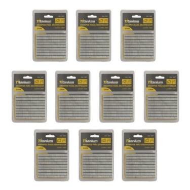 Imagem de Grampo Para Grampeador Tapeceiro 6,0mm 10 Pçs 5067 Titanium - CDS, UNI