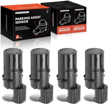 Imagem de A-Premium Sensor de assistência de estacionamento de reserva reversa de 4 peças compatível com modelos Land Rover selecionados - Range Rover Sport 2006-2009, LR3 2005-2009, número de substituição