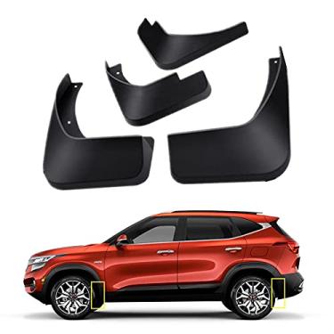 Imagem de Kit de abas de lama para Kia Seltos 2021 2022 2023 2024 Mud Splash Guard dianteiro e traseiro conjunto de 4 peças TOPGRIL