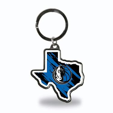 Imagem de Rico Industries Chaveiro NBA Dallas Mavericks State Shape, 5 x 7,6 cm