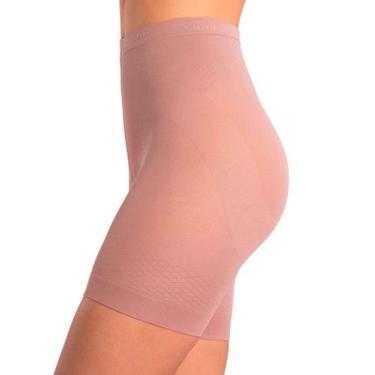 Imagem de Kit com 3 Shorts Feminino Modelador Up Line Loba 5690-003 - LUPO, Rosa