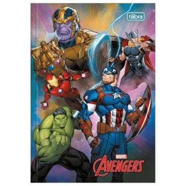 Imagem de Caderno Brochurão Grande Universitário Avengers Vingadores 80 Folhas C