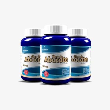 Imagem de Óleo de Abacate - 60 Cápsulas - Kit 3 unidades - Nutramed