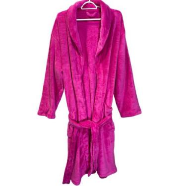 Imagem de Roupão Masculino P M G  Várias Cores Antialérgico Luxo Microfibra - In