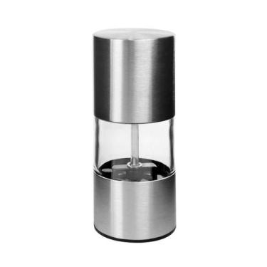 Imagem de Moedor de pimenta manual em aço inox e plástico 12cm - Amigold