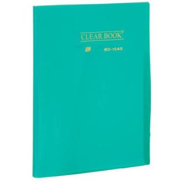 Imagem de Pasta Catálogo A4 Cores Cristal com 10 Folhas Yes Clearbook, Verde