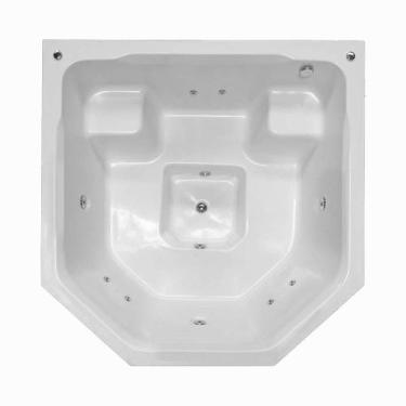 Imagem de Spa Quadrado San Juan com hidro - Só Banheiras, 1,70X1,70X0,85, 127