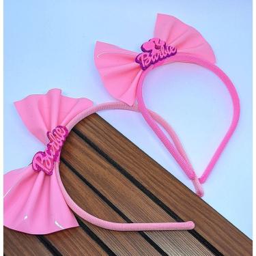 Imagem de Tiara de Cabelo Arquinho Infantil Personagens Princesas Barbie Sereia Lol festa Aniversário