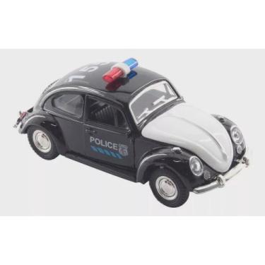Imagem de Carrinho Coleção De Metal  Fusca Viatura  Polícia - Toy King