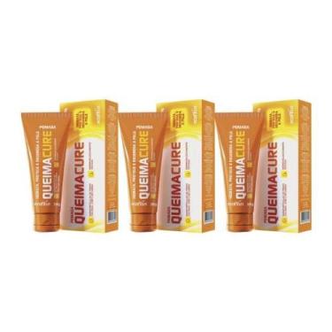 Imagem de Kit 3 Pomadas Queimacure Pomada 30g - Ecofitus