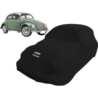 Imagem de Capa Para Proteger Pintura Carro Antigo Volkswagen Fusca - Mz, Preta