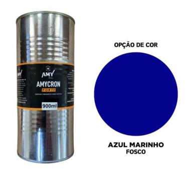 Imagem de Amycron 900ml - tinta para couro (loja oficial), AZUL MARINHO FOSCO