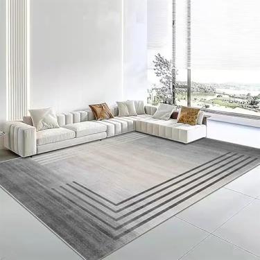 Imagem de HJZSZX Tapete leve para sala de estar, fácil de cuidar, tapete para quarto, sofá, mesa de centro, tapete para cama, JSJR, 1.160 x 230 cm (5,3 x 7,6 pés)