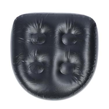 Imagem de Travesseiro Inflável para Banheira de Hidromassagem, Cadeira Inflável Ajustável para Banheira de Hidromassagem, Travesseiro de Encosto para Banheira de Dupla Finalidade, (Preto)