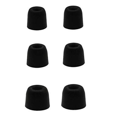 Imagem de Fones de ouvido BLLQ de substituição com pontas de espuma de memória para fones de ouvido Shure SE215 Shure SE112 Shure SE315 Shure SE425 SE530 SE535 e Klipsch Westone, [Cancelamento de ruído] 6 peças 3 pares [para SHURE], S/M/L