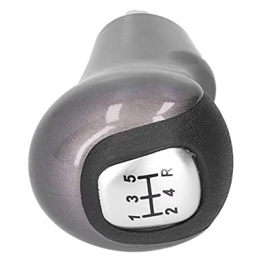 Imagem de Botão de Mudança de Transmissão Manual de 5 Velocidades para 2006-2011, Couro Artificial Liso Com Metal e Material Plástico, Adequado para Modelos DX, EX e LX (A (prata))