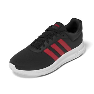 Imagem de adidas Tênis masculino Lite Racer 4.0, Preto/Better Scarlet/Better Scarlet, 41