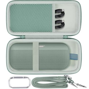 Imagem de Baval Capa rígida portátil compatível com alto-falante portátil Bose SoundLink Flex 2ª geração/Bose SoundLink Flex Bluetooth, capa Alpine Sage