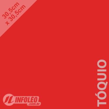 Imagem de Papel 180 gramas 30,5x30,5cm Tóquio (Vermelho) Color Plus - 10 unidade