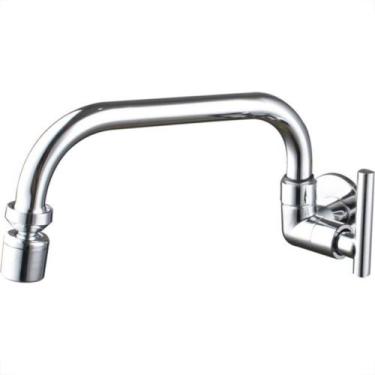 Imagem de Torneira Metal Bica Movel Parede Higiban Baixa 1/4V C10 303831