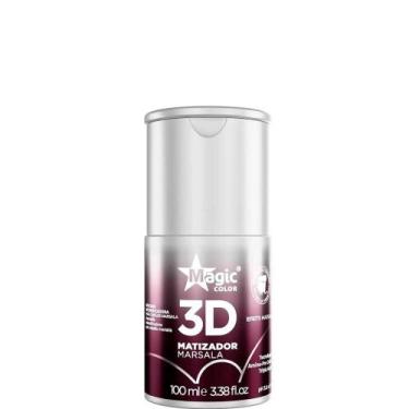 Imagem de Magic Color Gloss Matizador 3d Marsala - Magic Profissional