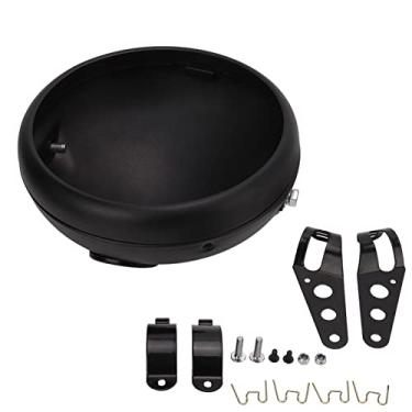 Imagem de 7in Motocicleta Farol de Farol de Moto Moto Balde para Farol de LED 38-51mm Tubos de Garfo de Montagem Design Universal Design