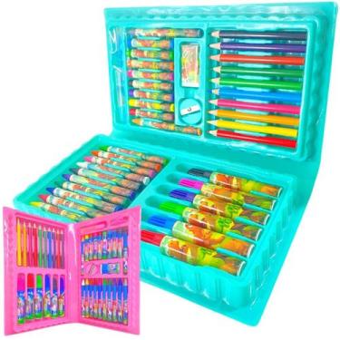 Imagem de Maleta De Pintura Infantil Estojo Para Colorir Com Desenho - Fun Game,