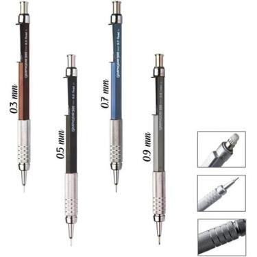 Imagem de Kit lapiseira pentel graphgear 500-0,3-0,5-0,7-0,9