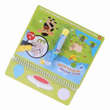 Imagem de Livro de Desenho para Colorir de água Mágica Com Caneta Crianças Pintando Brinquedo Educacional A Caneta Mágica Pode Ser Mágica de Desenho de água Mágica Livro de Pintura