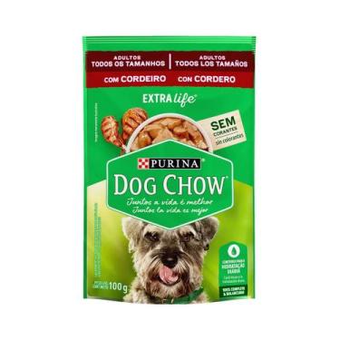 Imagem de Purina Dog Chow Sachê Cães Adultos Cordeiro/Molho 100g