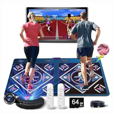 Imagem de WuZhuangYuan HDMI Musical Electronic Dance mat with a Camera, a 64G Large Memory Card, Including 1000 Games,650 Songs,81 Music Videos,for Single/Double Users, a Luxurious Gift for Boys and Girls